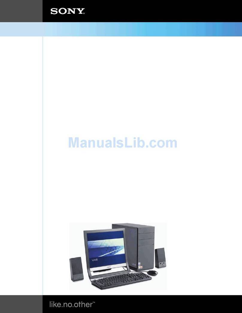 Sony VGC-RB64G Vaio user guide
