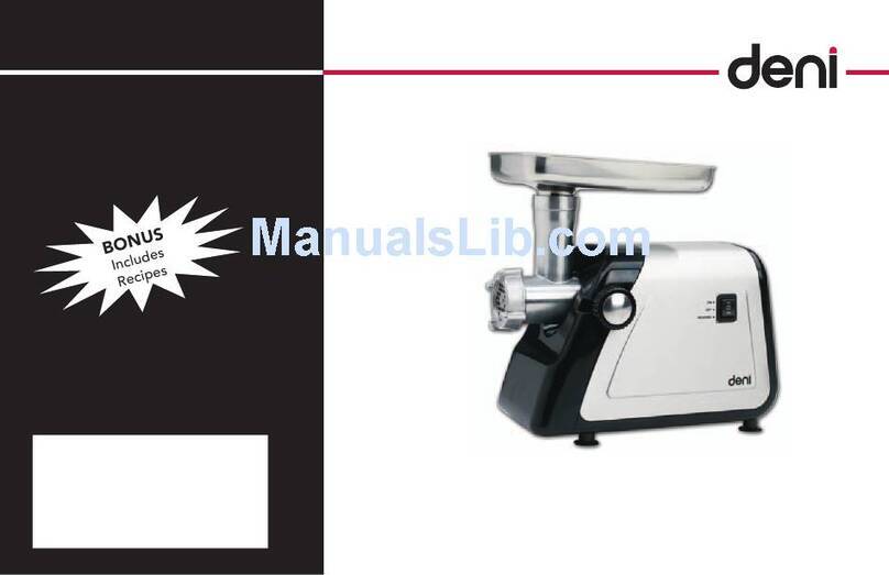 Deni 3500 Instructions for proper use and care