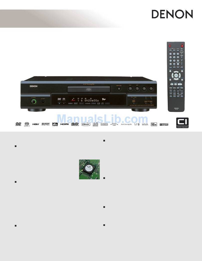 Denon DVD-2930CI Specifications