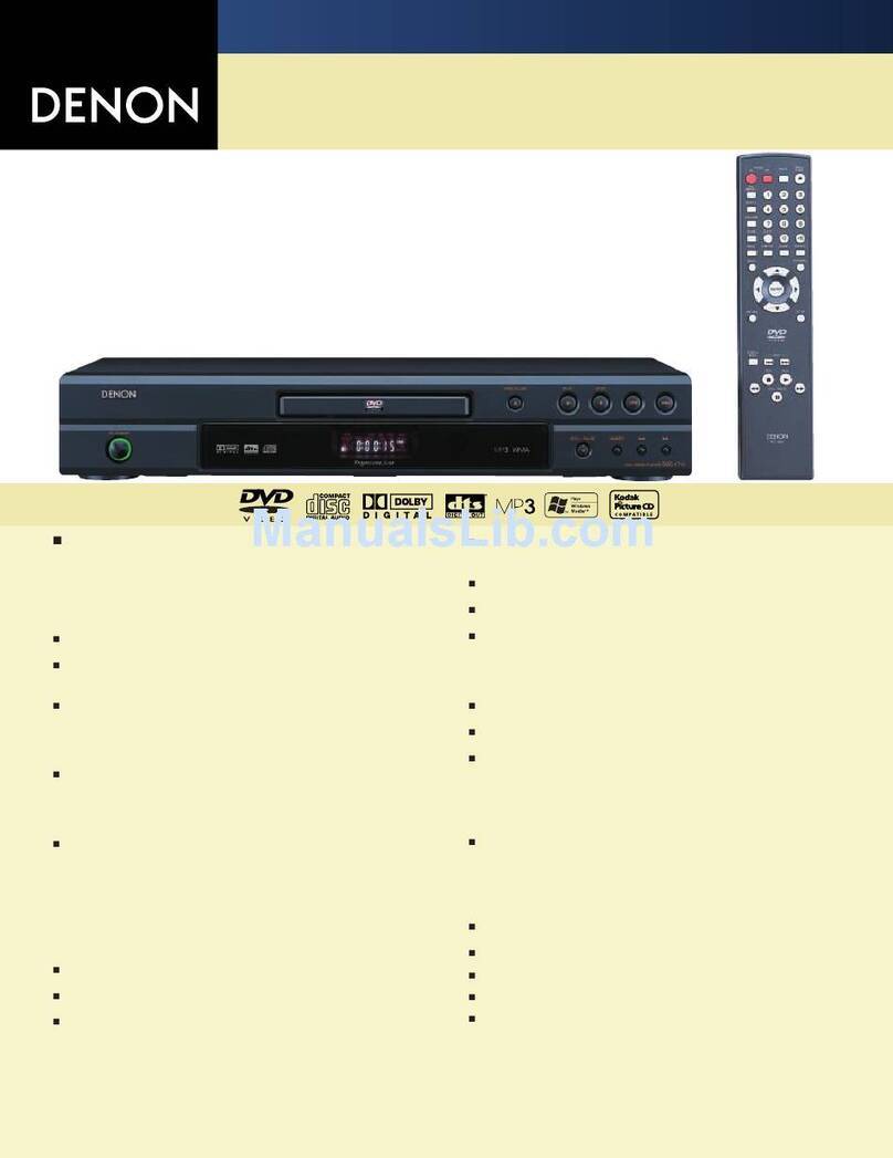 Denon DVD-1710 User manual
