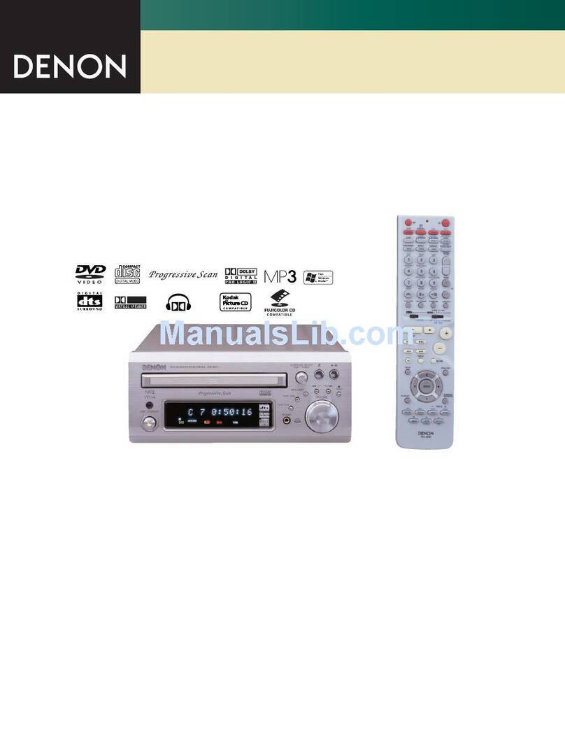 Denon ADV-M71 User manual