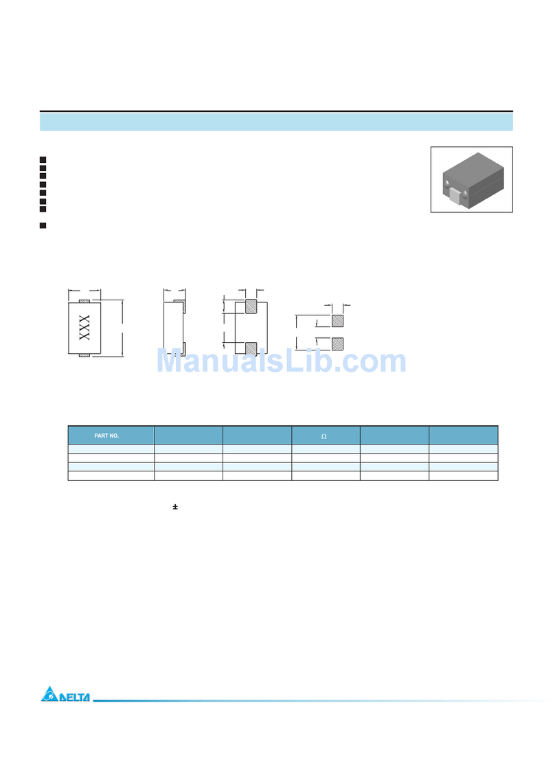 Delta Electronics HCB1060 User manual