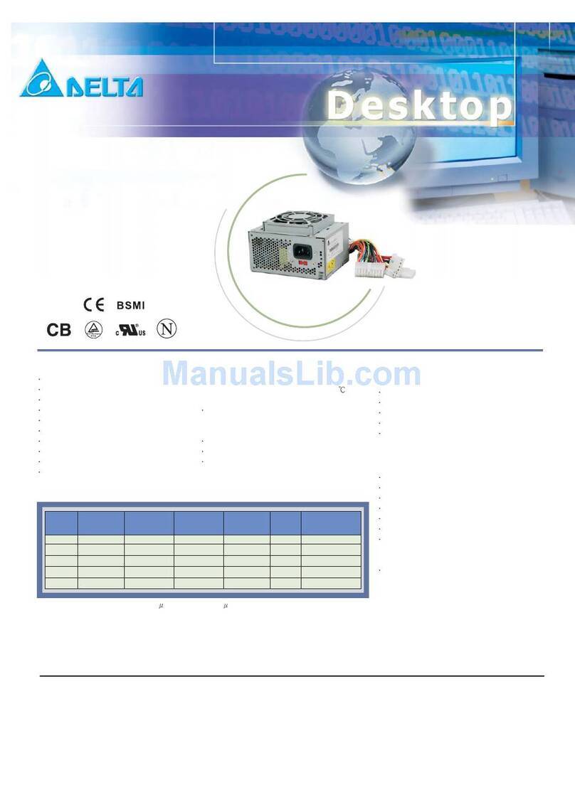 Delta Electronics GPS-200PB-143 Specifications
