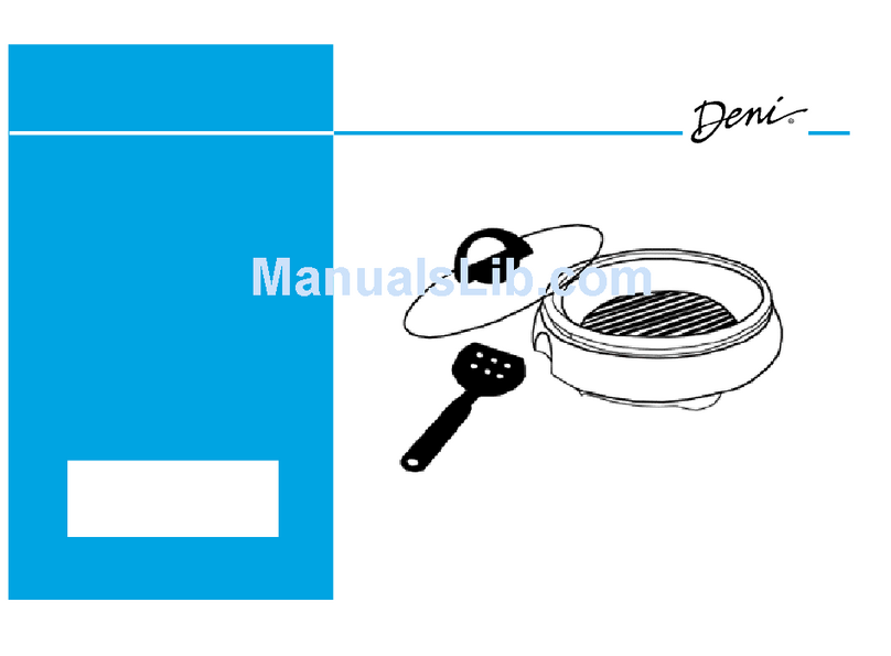 Deni 8200 Instructions for proper use and care