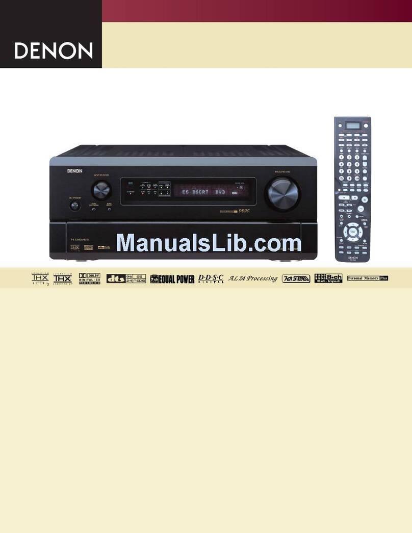 Denon AVR-4802R Brochure & specs