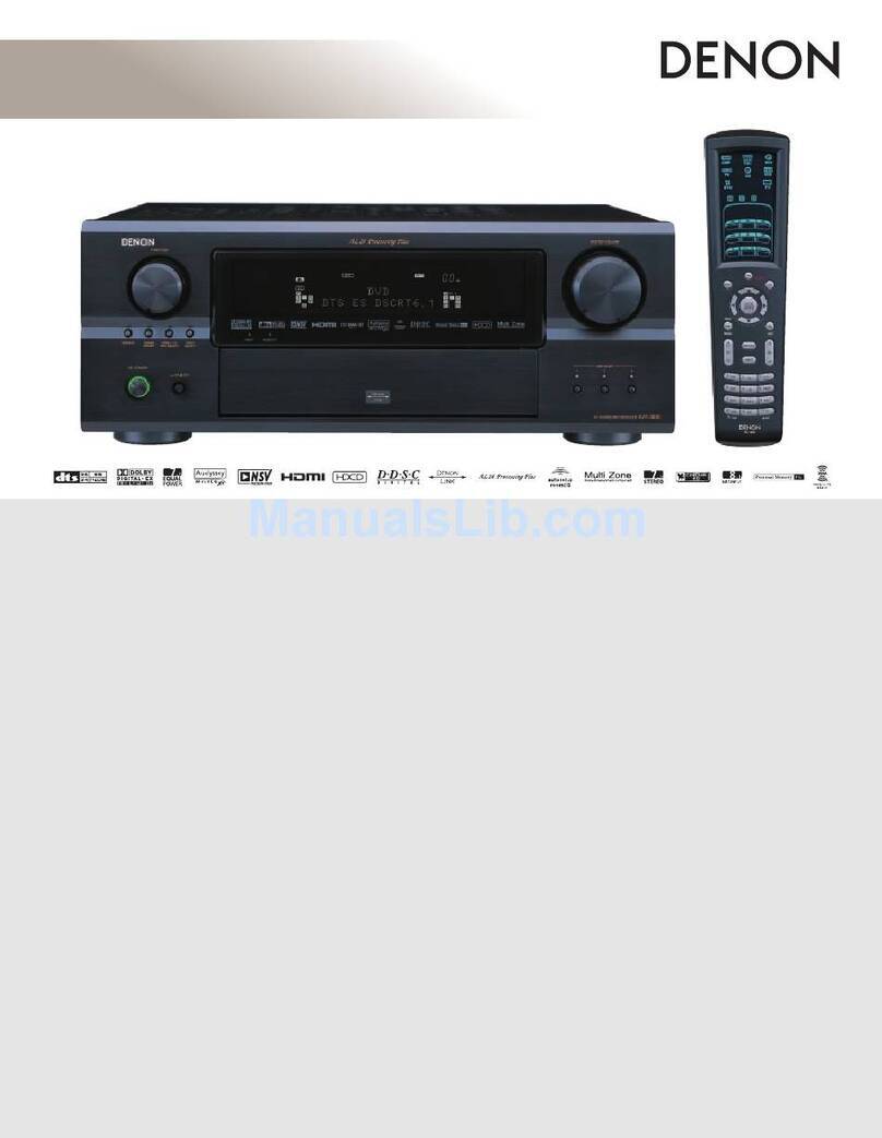 Denon AVR-3806 Specifications