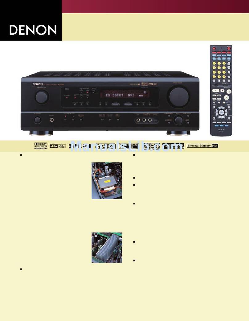 Denon AVR-684 User manual