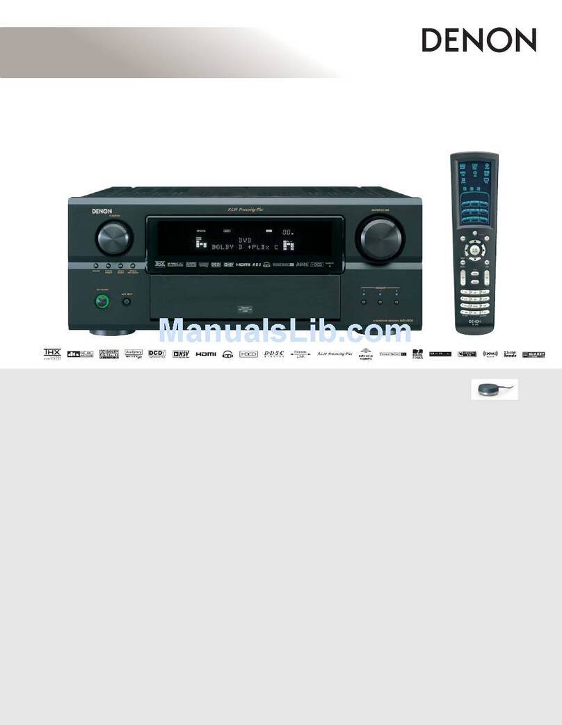 Denon AVR-4806CI Specifications