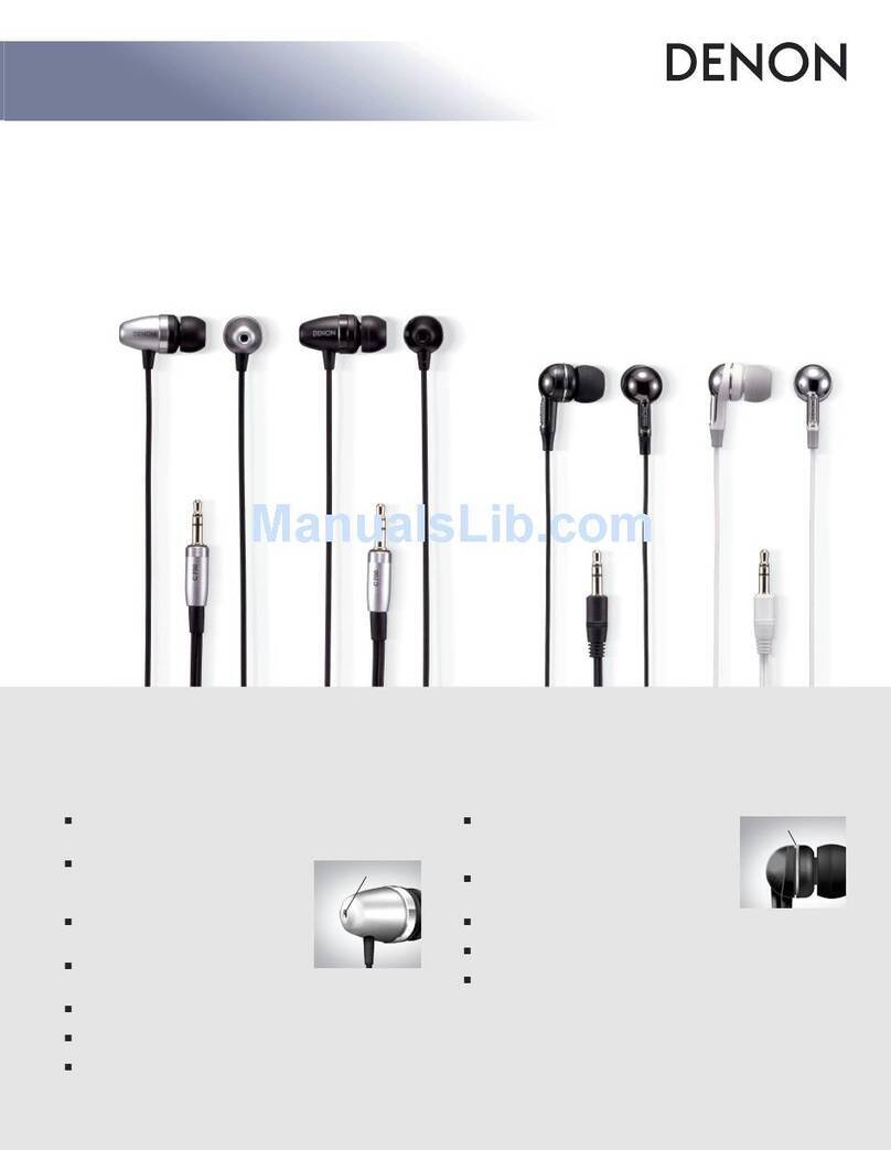 Denon AH-C350 User manual Denon AH-C350 User manual