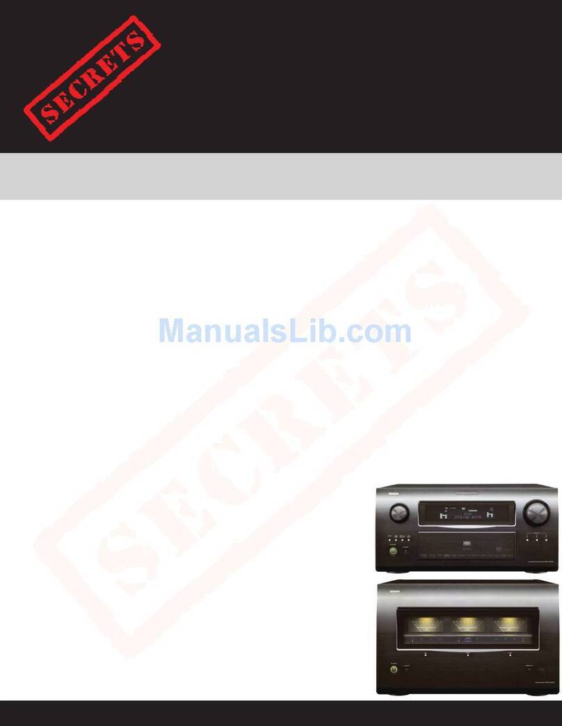 Denon AVP-A1HD User manual