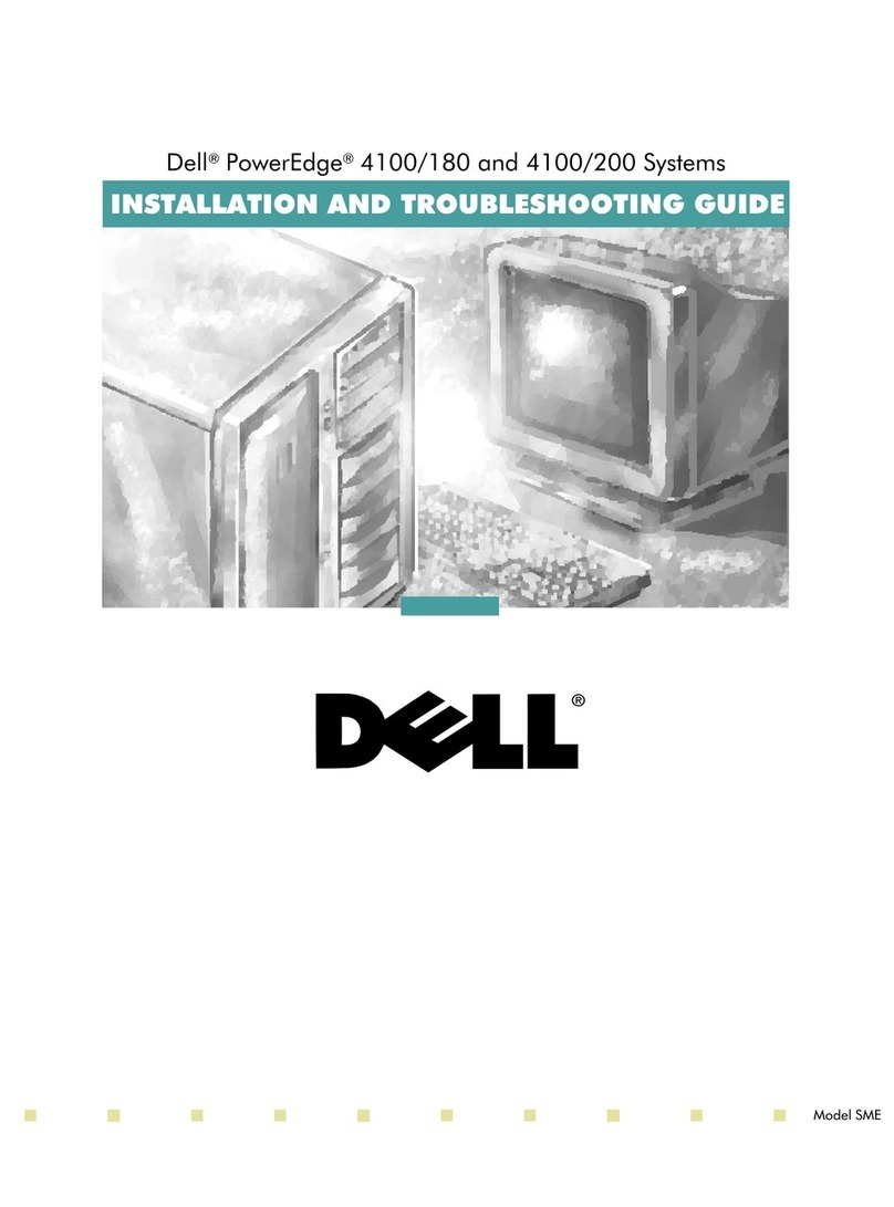 Dell Dimension 4100 Installation and troubleshooting guide