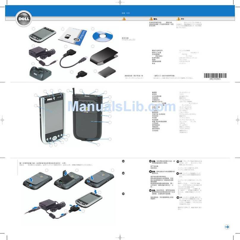 Dell X51 - Axim x51 520MHz 64MB WiFi Windows PDA Installation and operation manual
