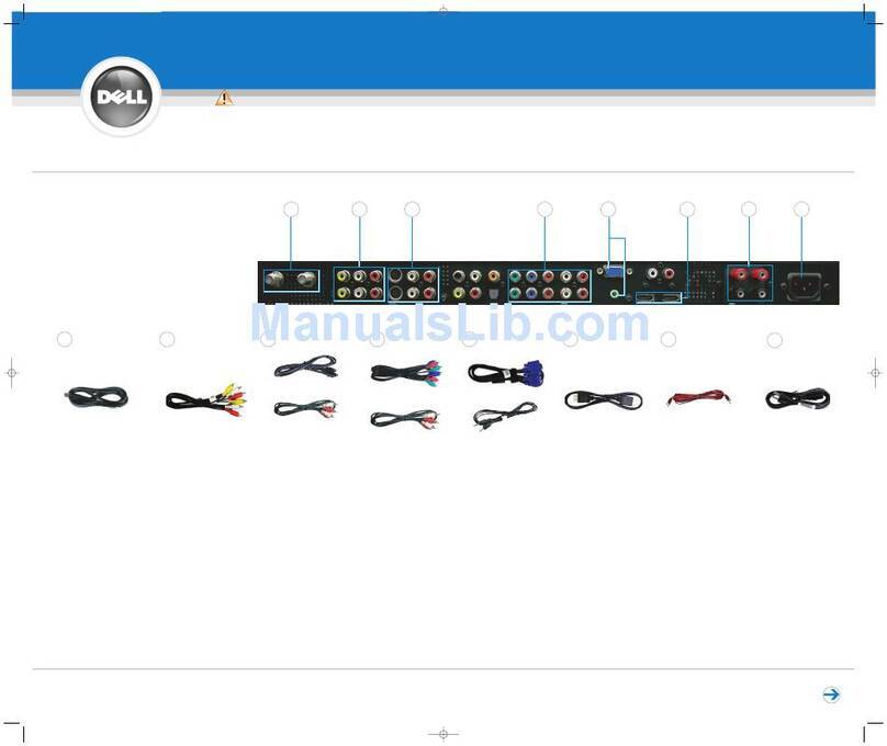 Dell W4201C - 42" Plasma TV User manual