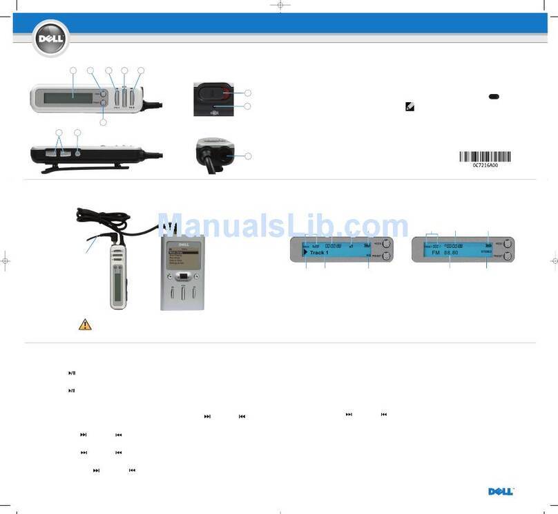 Dell DJ MP3 User manual