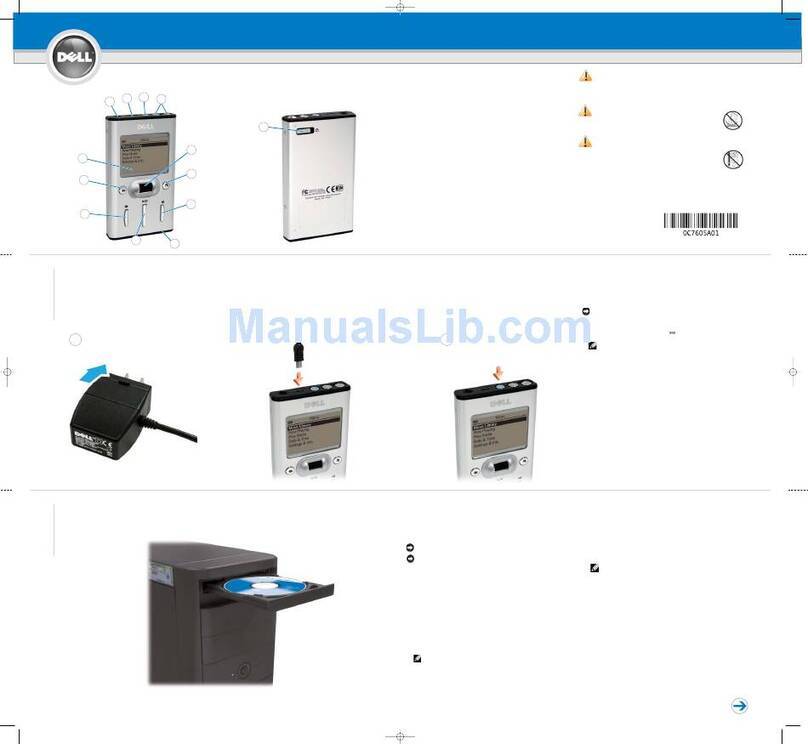 Dell DJ Pocket DJ User manual