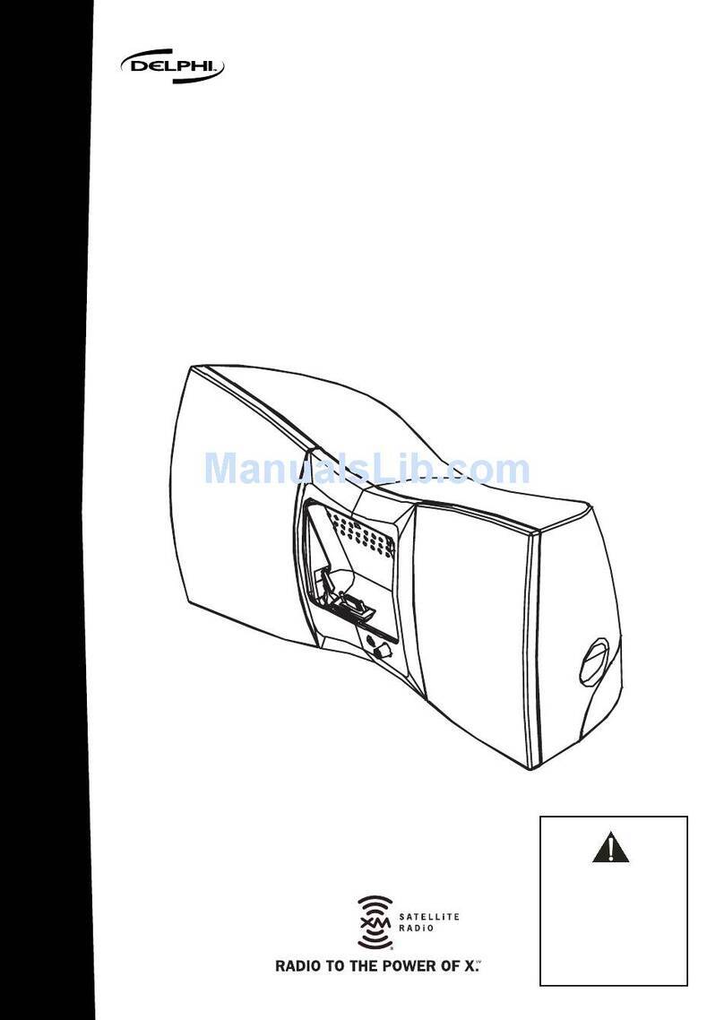 Delphi SkyFi SA10001 Operating instructions