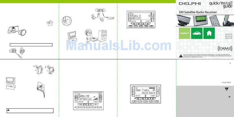 Delphi Roady XT SA10175 User manual