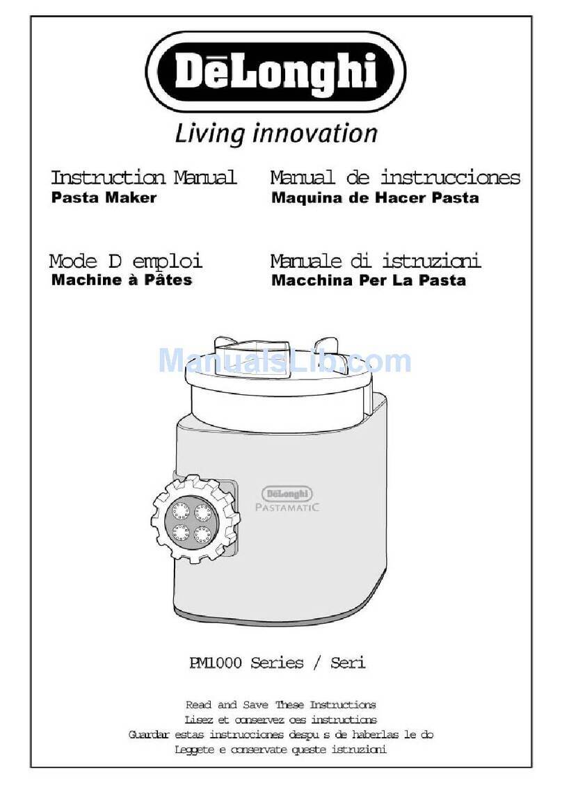 DeLonghi PM1000 Series User manual