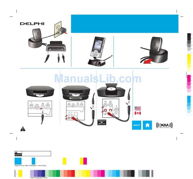 Delphi XM SKYFI3 Quick setup guide