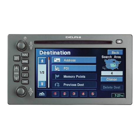 Delphi TNR800 - Navigation System With DVD-ROM user guide