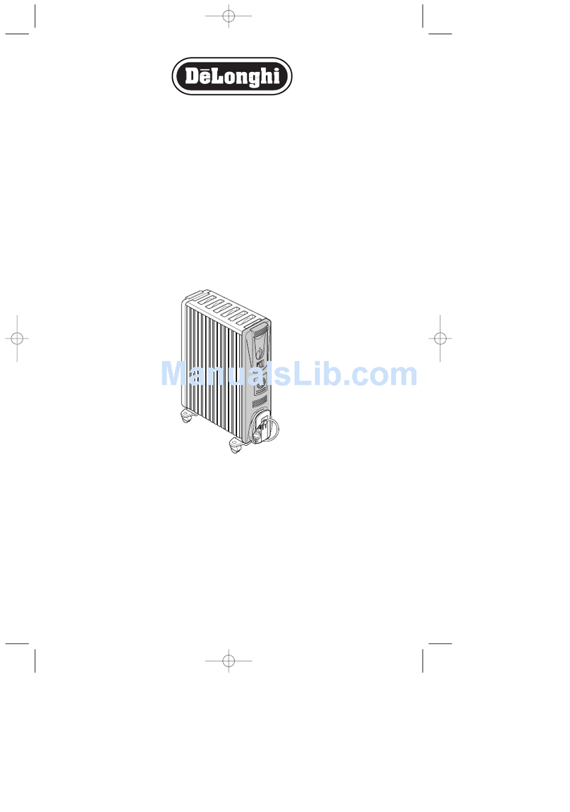 DeLonghi HM24 Installation instructions manual