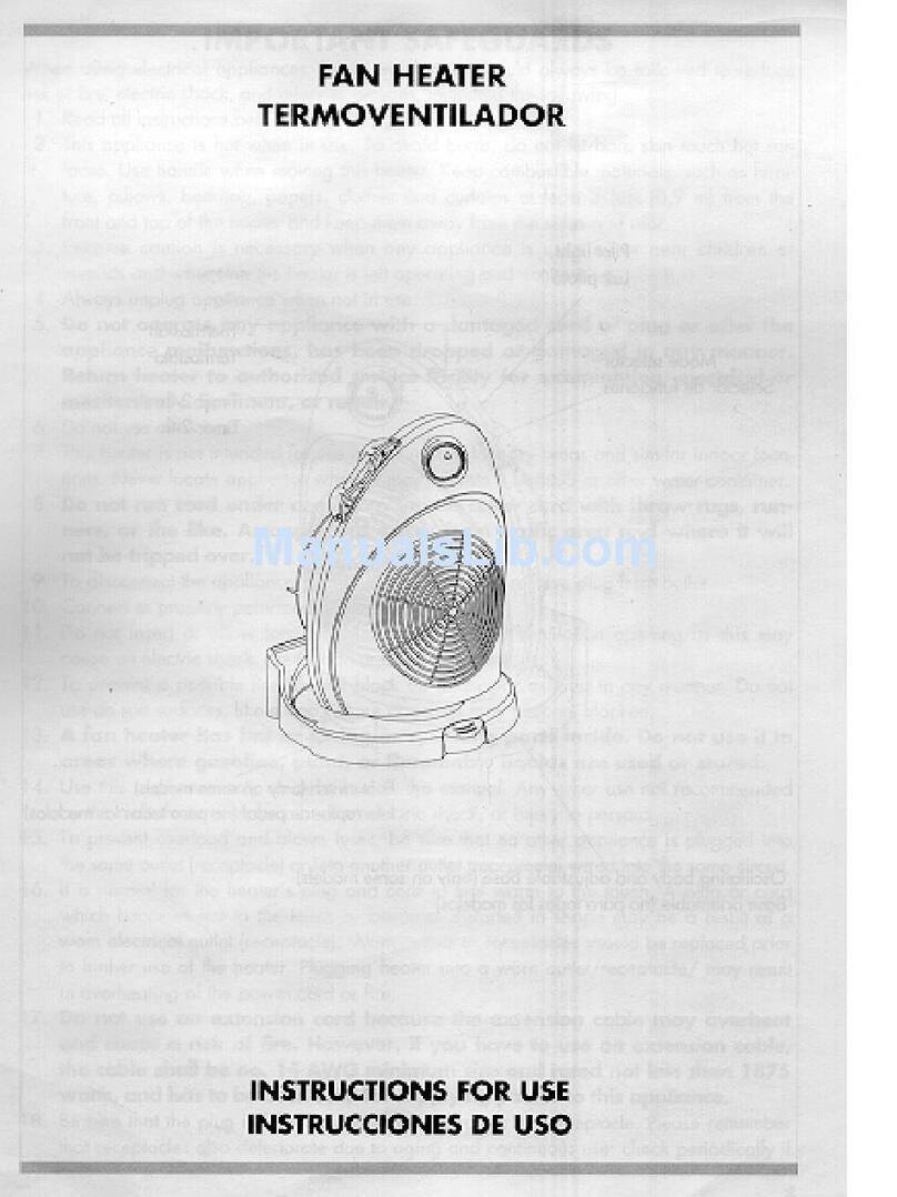 DeLonghi DFH333MT Instructions for use
