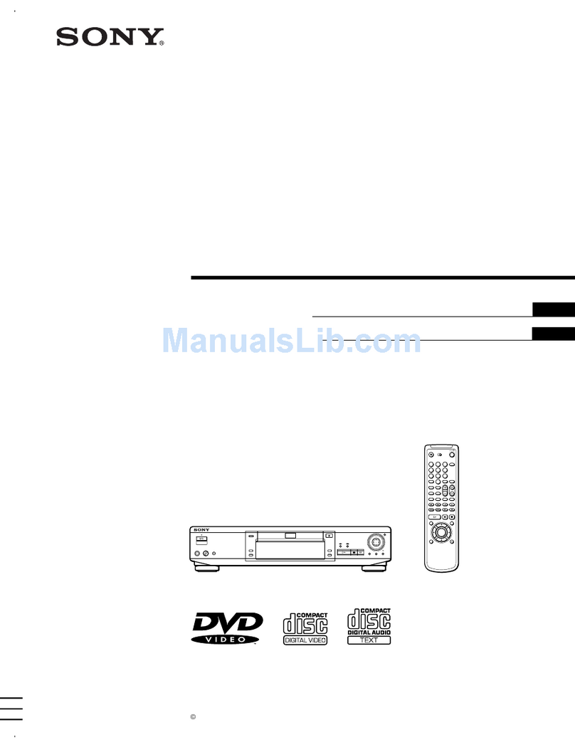 Sony DVP S530D operating instructions
