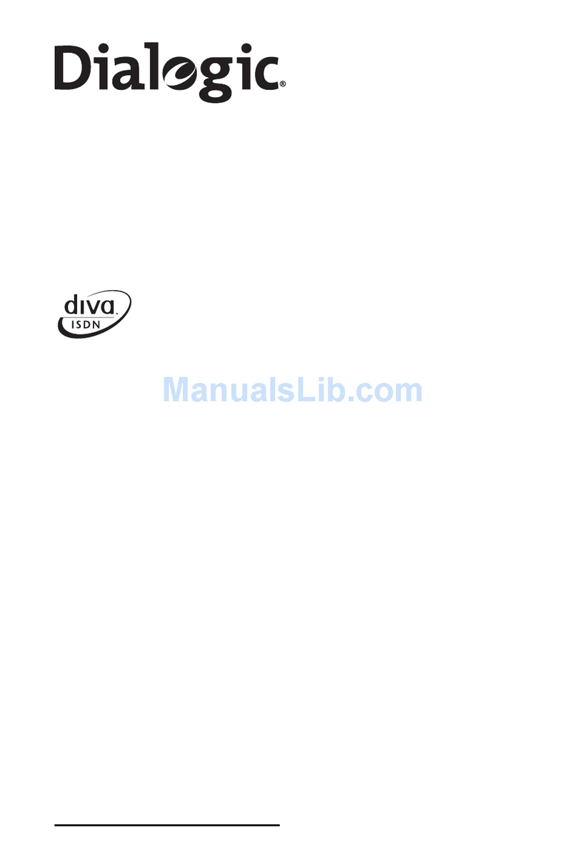 Dialogic Diva ISDN USB User manual