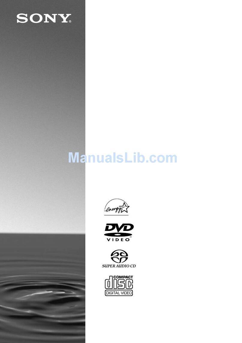 Sony DVP-NS500V operating instructions