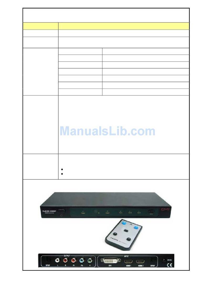 Diablotek DHCV0303 Specifications
