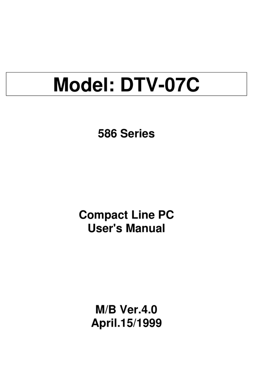 DigiPos Retail Blade DTV-07C user manual