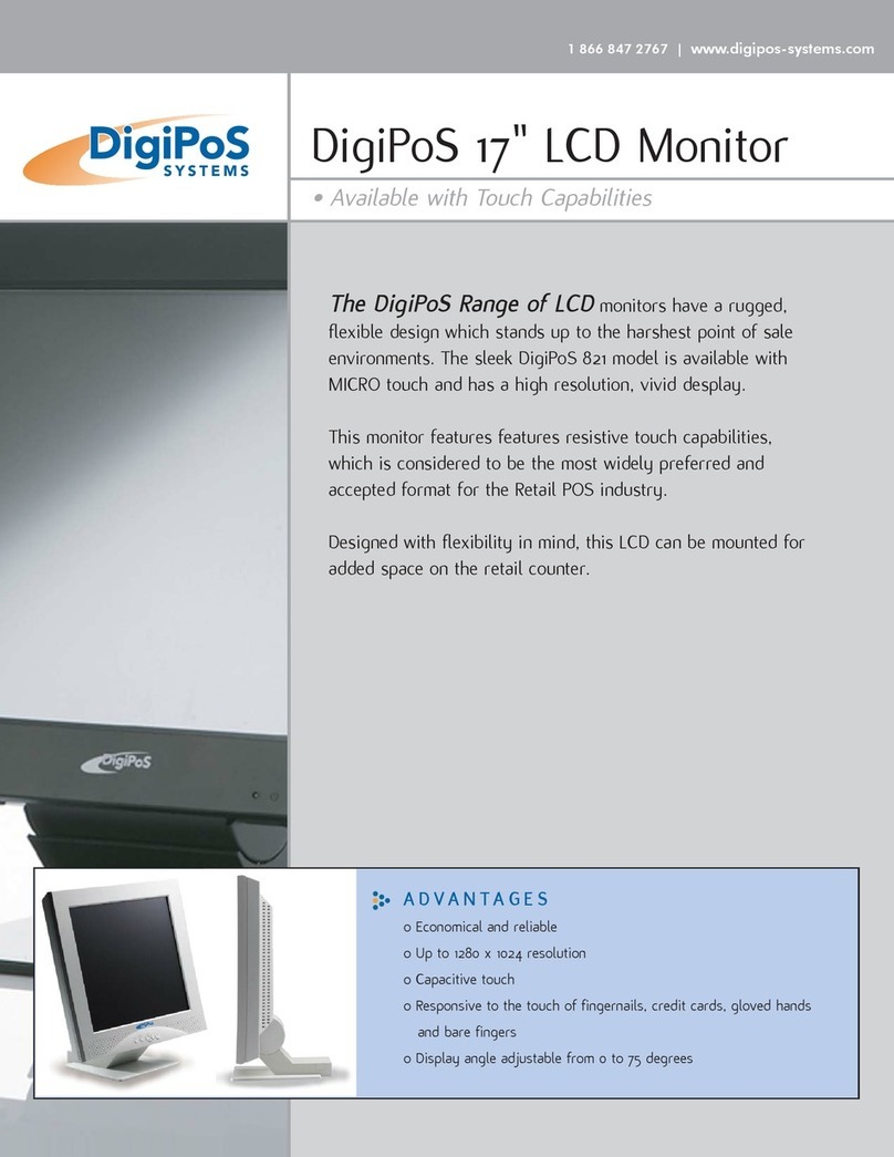 DigiPos 821A User manual