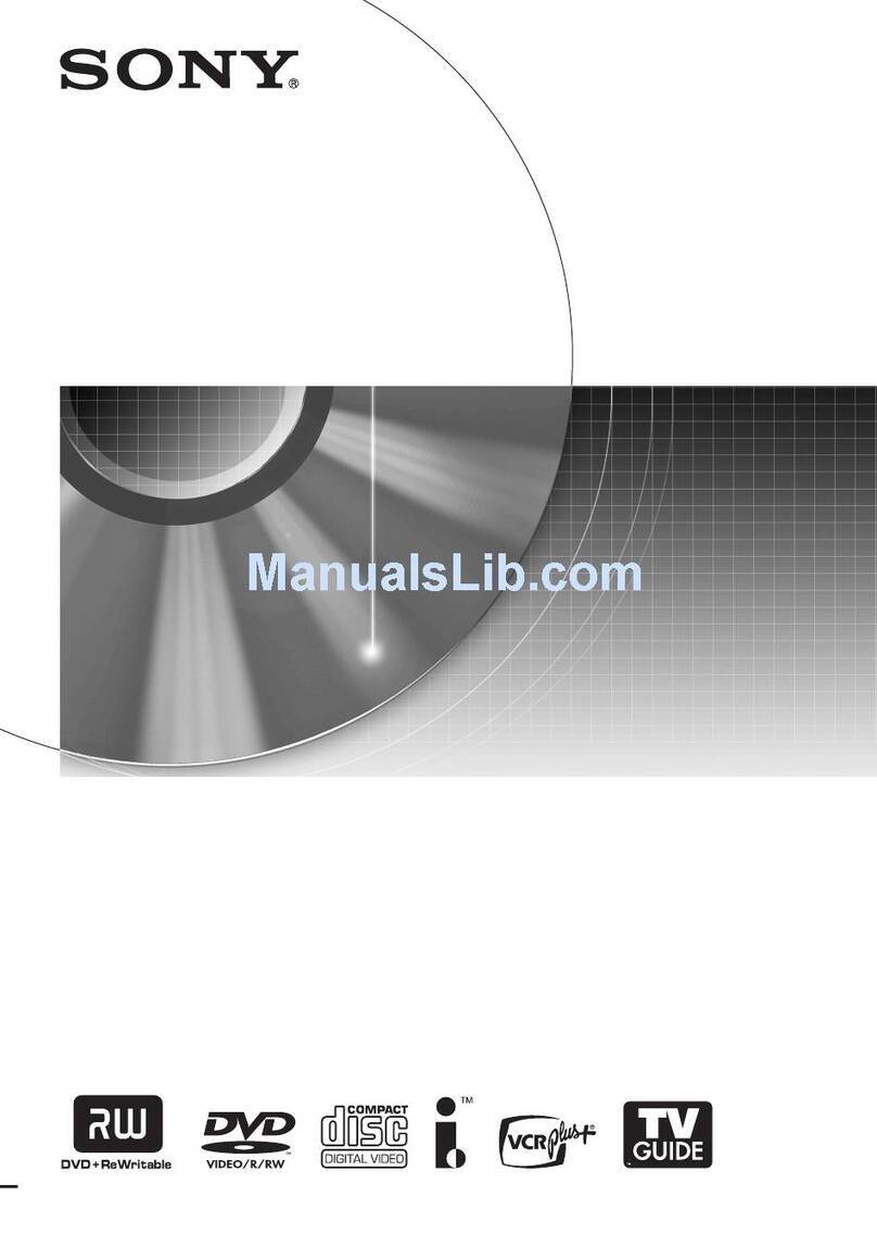 Sony RDR-HX900 User manual