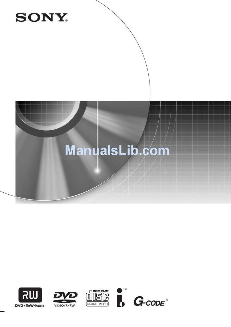 Sony RDR-GX310 User manual