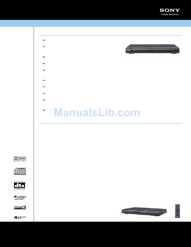 Sony DVP-SR200P User manual