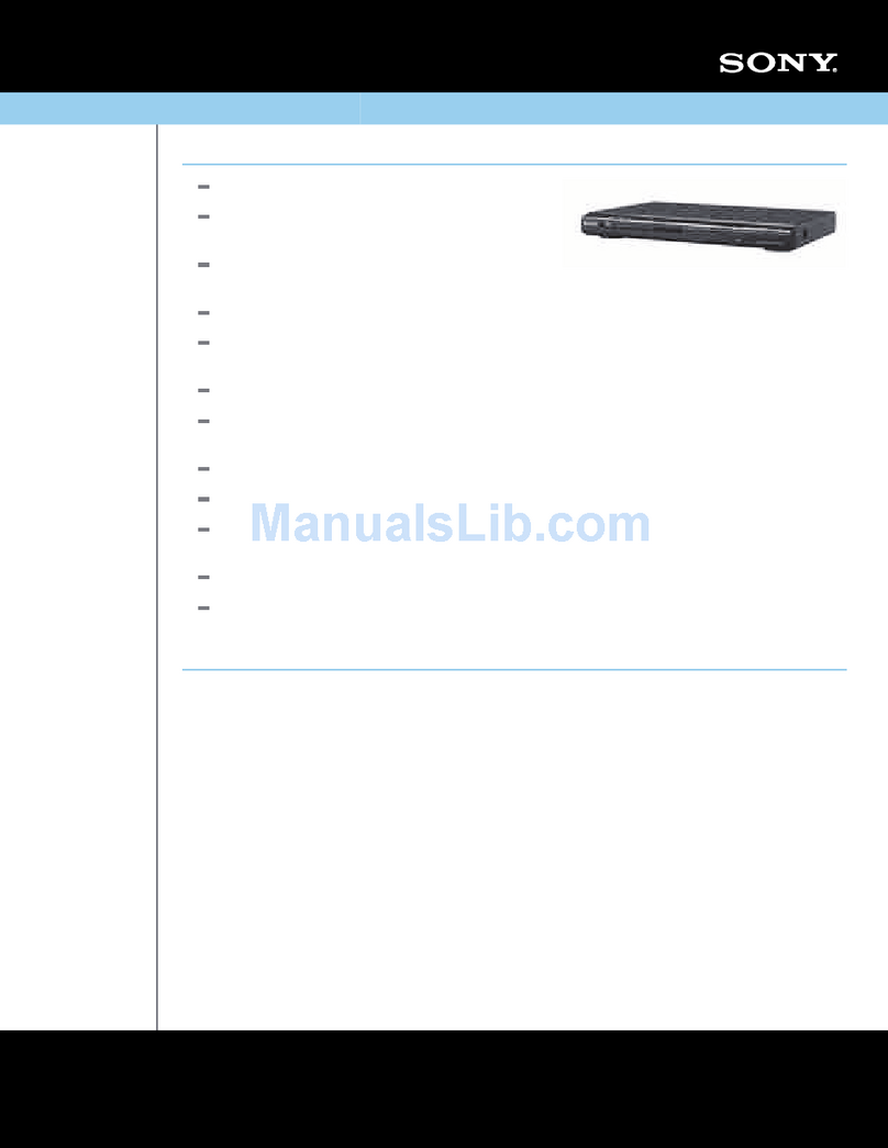 Sony DVP-SR101P User manual