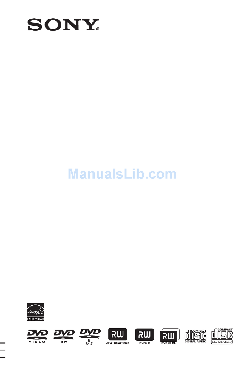Sony DVP-SR101P User manual Sony DVP-SR101P User manual