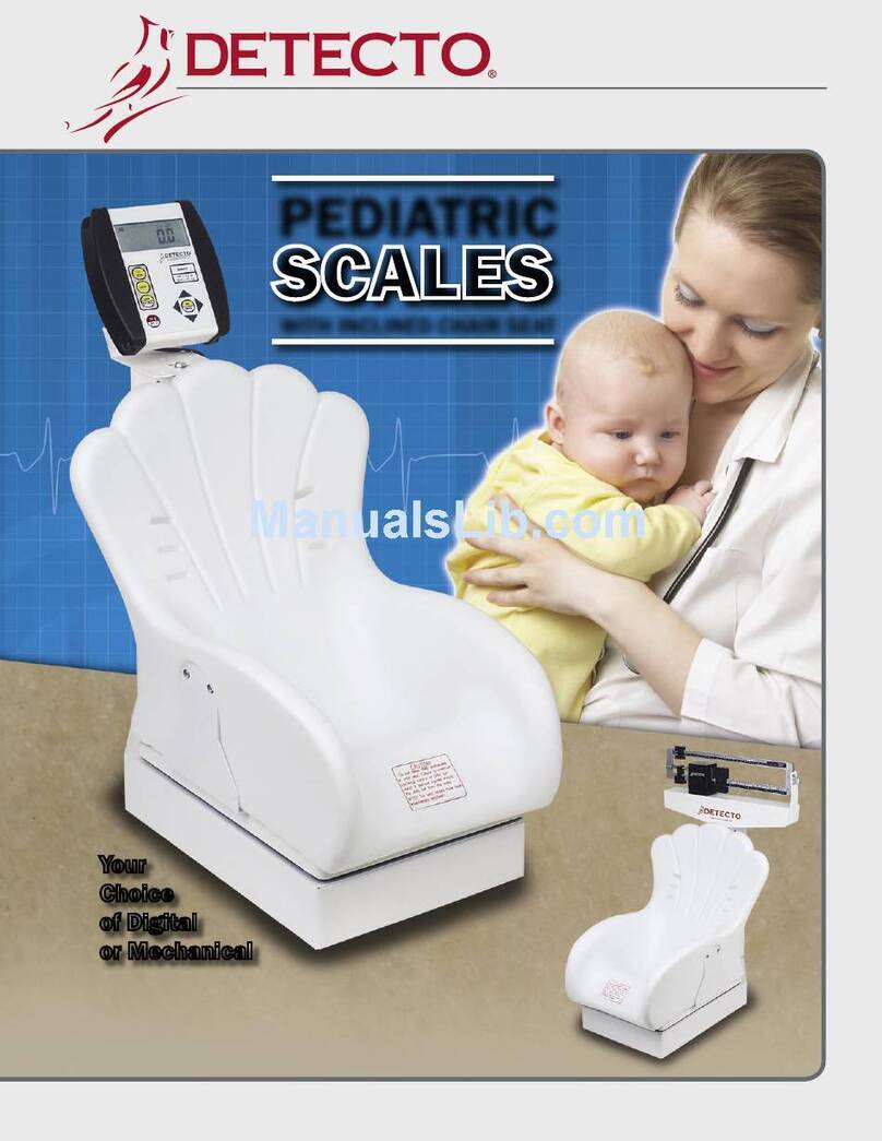 Detecto Detecto 8432-CH User manual