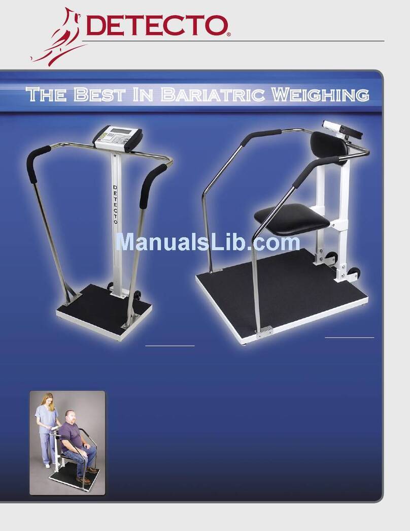 Detecto 6855 User manual