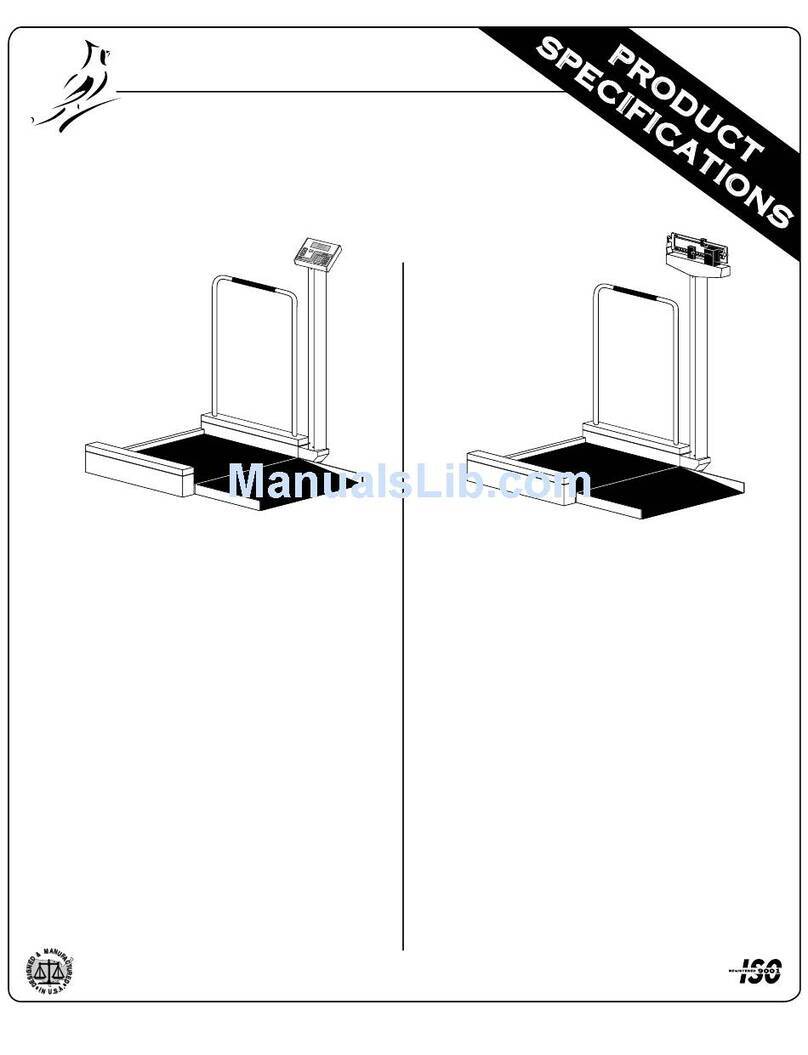 Detecto 6495 User manual