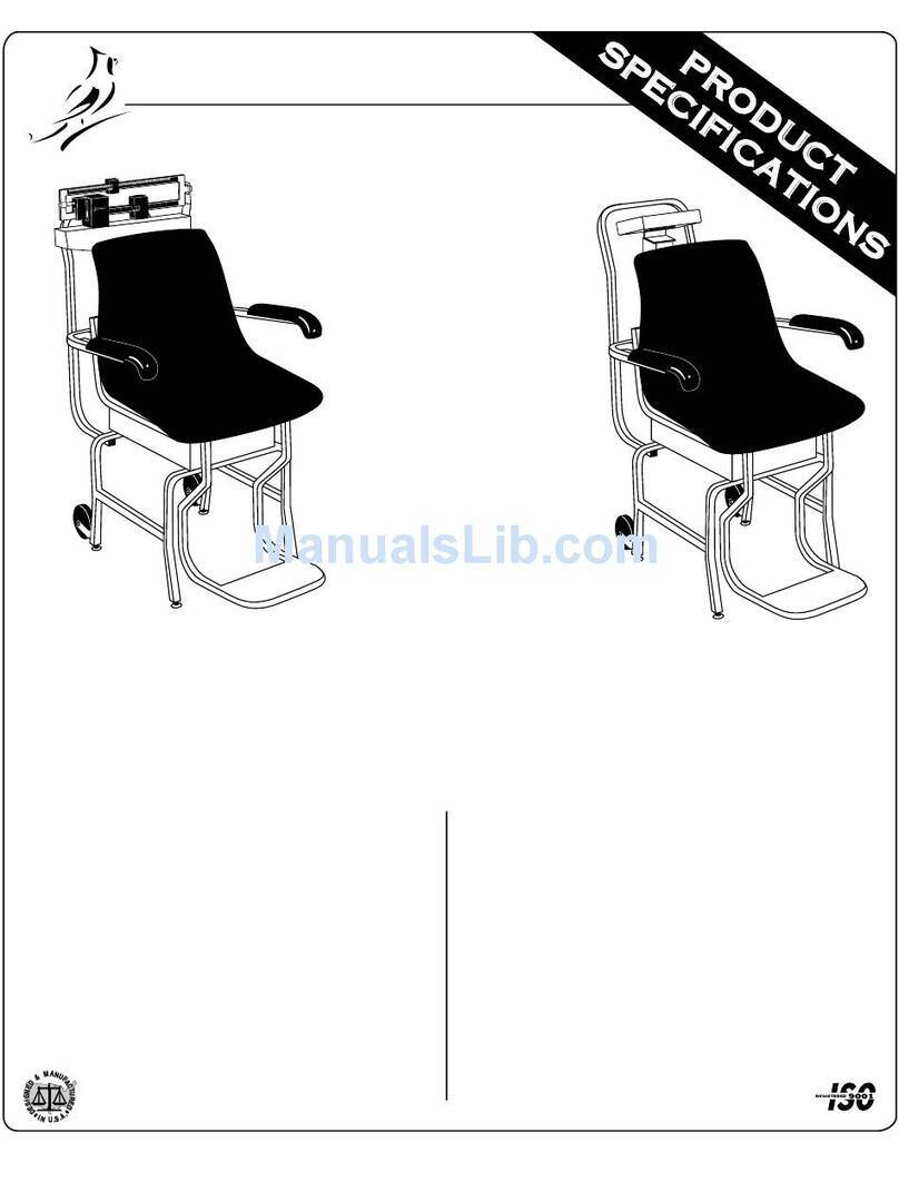 Detecto 6475 User manual