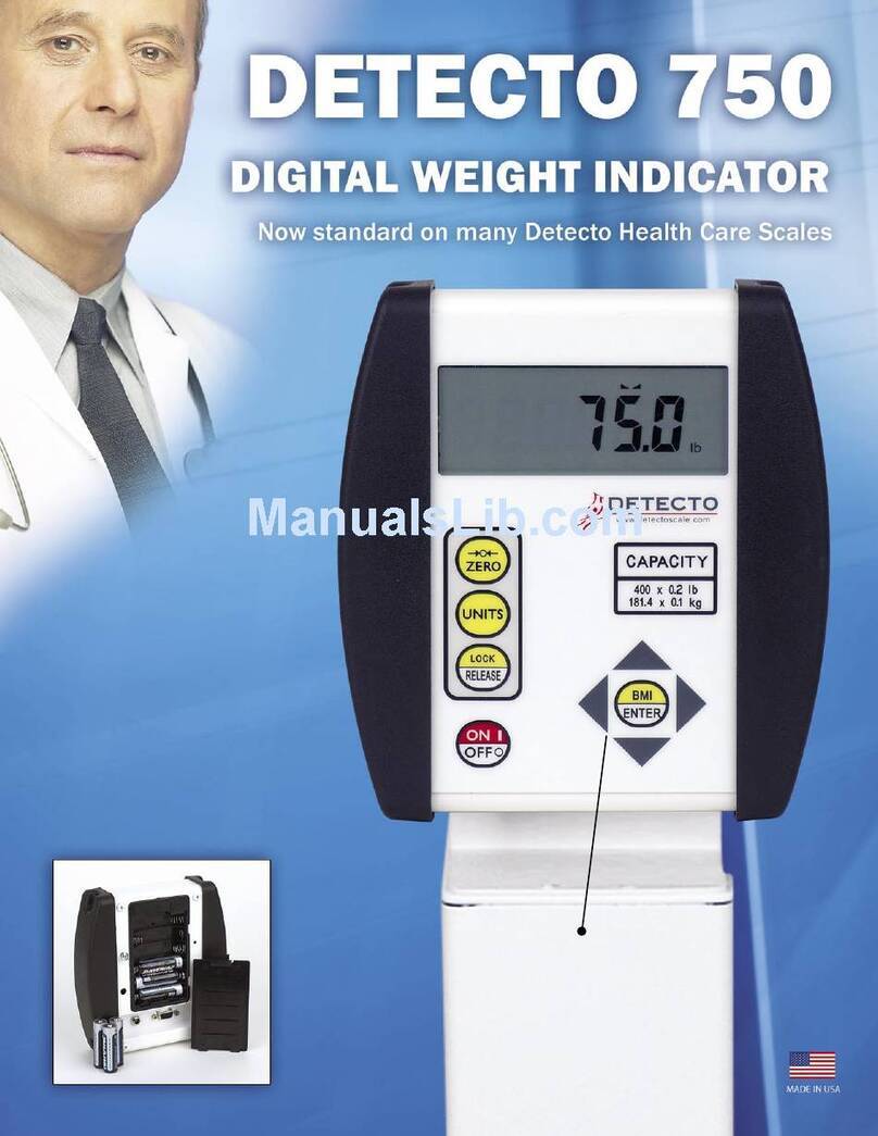 Detecto 6027 User manual