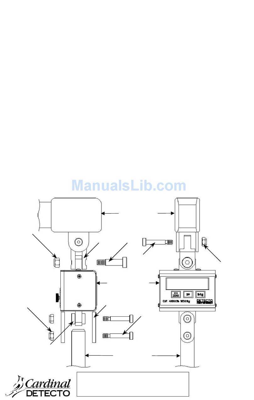 Detecto PL400 Assembling instructions