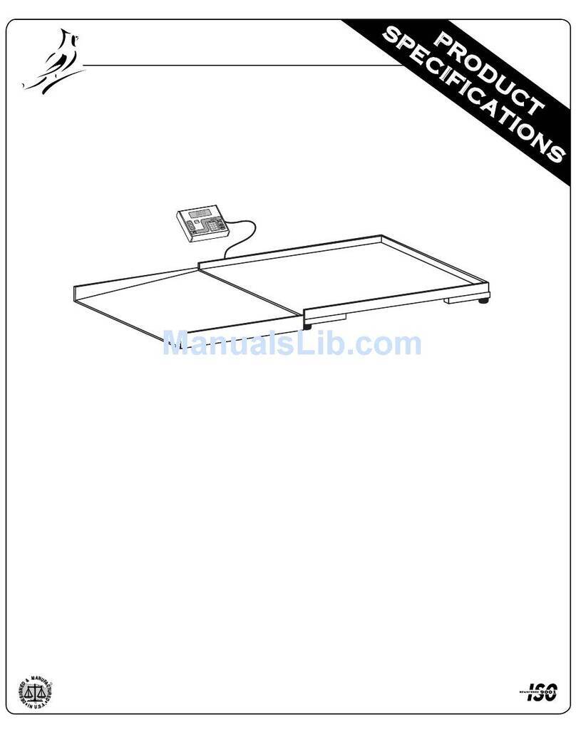 Detecto FHD-133 User manual