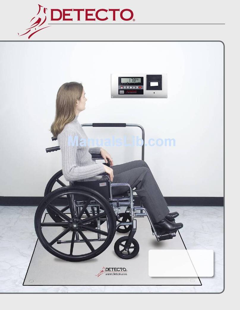 Detecto FH-133 User manual