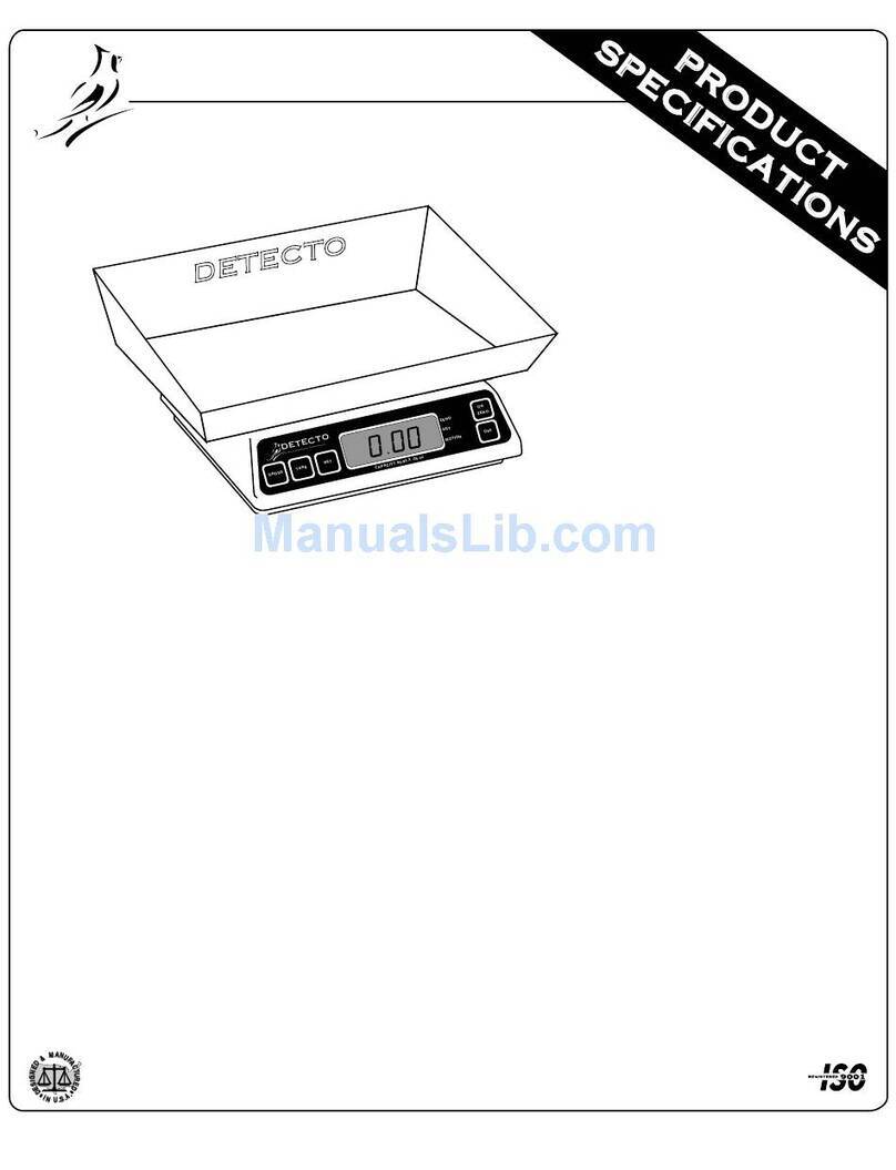 Detecto AP-4KD User manual