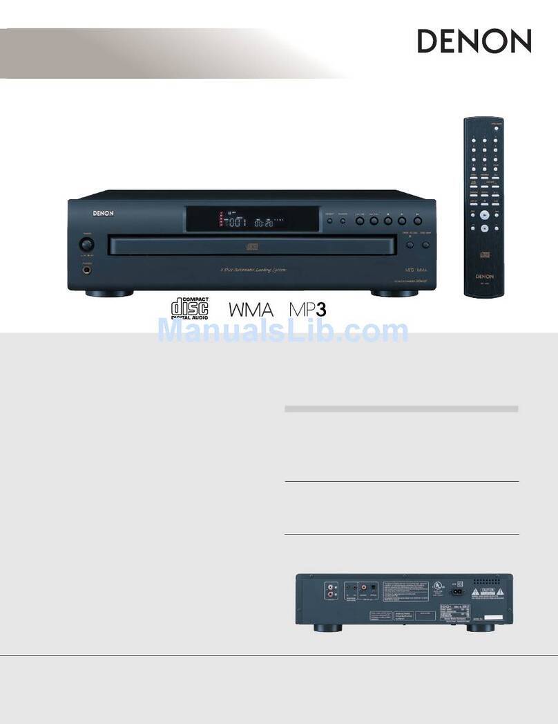 Denon DCM-27 User manual