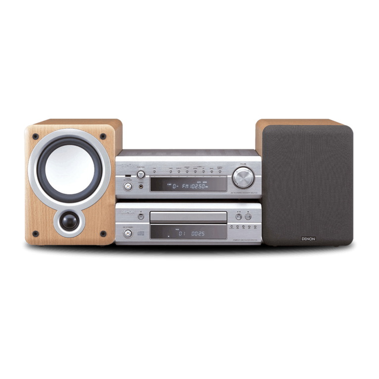 Denon D-F101S User manual