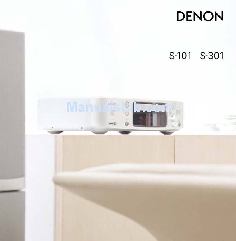 Denon S-101 User manual
