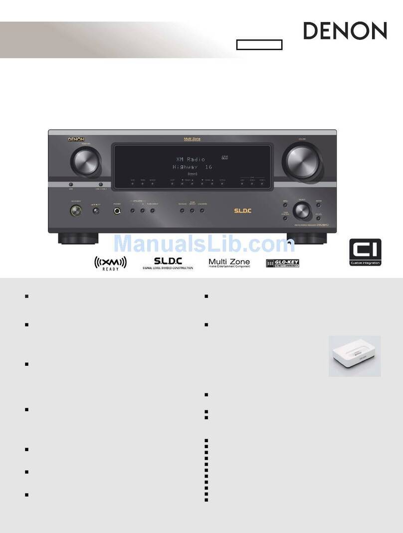 Denon DRA-697CI User manual